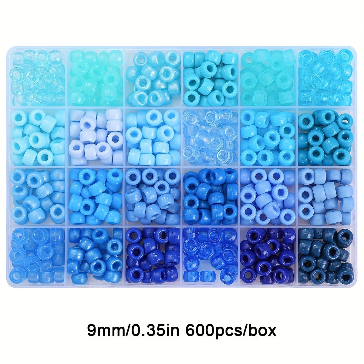 Set de Cuentas Acrílicas Vibrantes de 9Mm a Granel de 168 Colores con Anillos para el Cabello para Hacer Joyas - Cuentas de Plástico Brillantes Numeradas de 168 Colores para Pulseras de Cady, Collar y Manualidades - Suministros de Abalorios Duraderos para