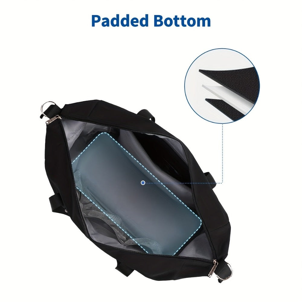Nueva bolsa de equipaje plegable debajo del asiento 2026 18X14X8 para aerolíneas | Ligera, transportable y con bolsillo húmedo, duradera y portátil - Artículos esenciales de viaje para mujeres/hombres