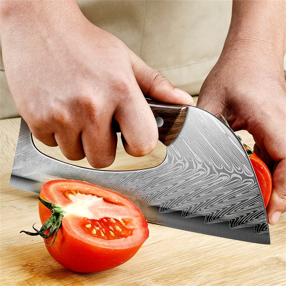 Nuevos Cuchillos de Cocina de Ahorro de Trabajo para el Hogar, Cuchillo para Cortar Verduras y Frutas, Cuchillo de Chef, Cortador de Carne Multiusos, Utensilios de Cocina, Gadgets y Accesorios de Cocina, Patrón Láser Exquisito, Mango Ergonómico, Regalo de