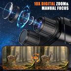 Gafas de visión nocturna para adultos, binoculares 1080P con cámara, gafas infrarrojas para cazador, dispositivos tecnológicos geniales para acampada/náutica, regalo de electrónica digital, regalos de caza para hombre/papá/esposo