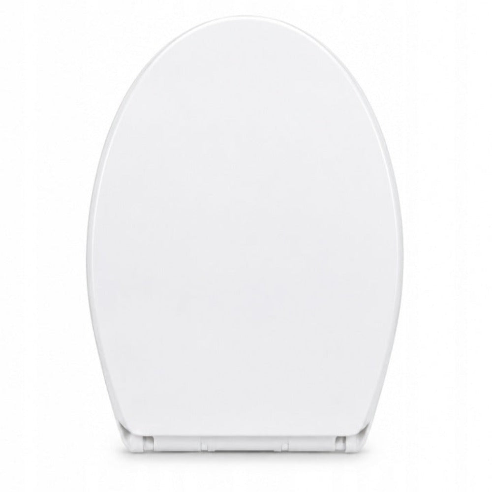 Asiento de Inodoro Deslizante con Bisagras Fuertes, Asiento de Inodoro Universal con Sistema de Cierre Suave. Asiento Universal de PP con Función de Liberación Rápida con Un Botón. Bisagra Sanitaria Duradera para Inodoros Colgantes y de Pie. Asiento de In