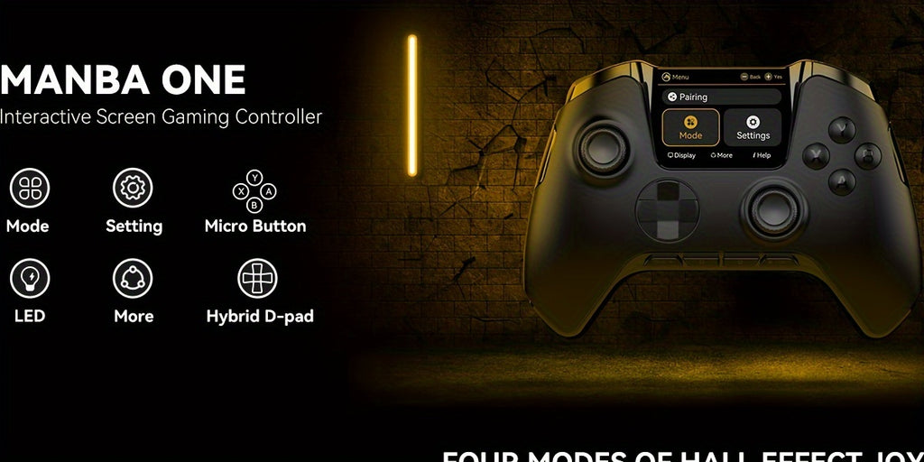 Mando inalámbrico con base de carga para PC, Switch y dispositivos móviles
