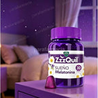 ZzzQuil Sueño Gummies de Melatonina 1mg con Valeriana, Complemento Alimenticio sabor Frutos del Bosque, 30 Gummies