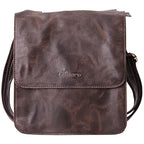 Bolso cruzado de cuero genuino para hombre Leathario, bolso de hombro de cuero genuino, bolso de gran capacidad para hombre, adecuado para uso diario, casual y de trabajo, el mejor regalo para novios, perfecto para regalar, almacén local