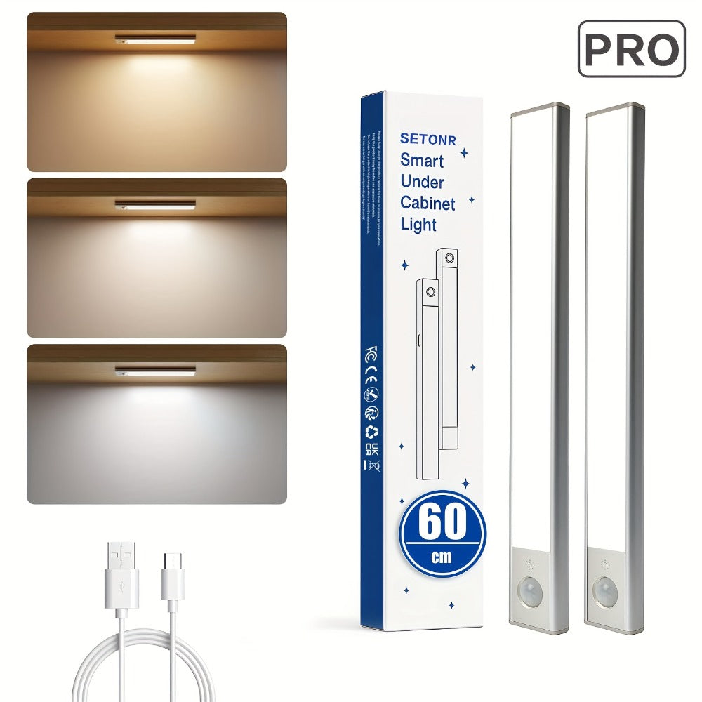 Luz LED recargable con sensor inalámbrico | Armario cocina escalera y dormitorio
