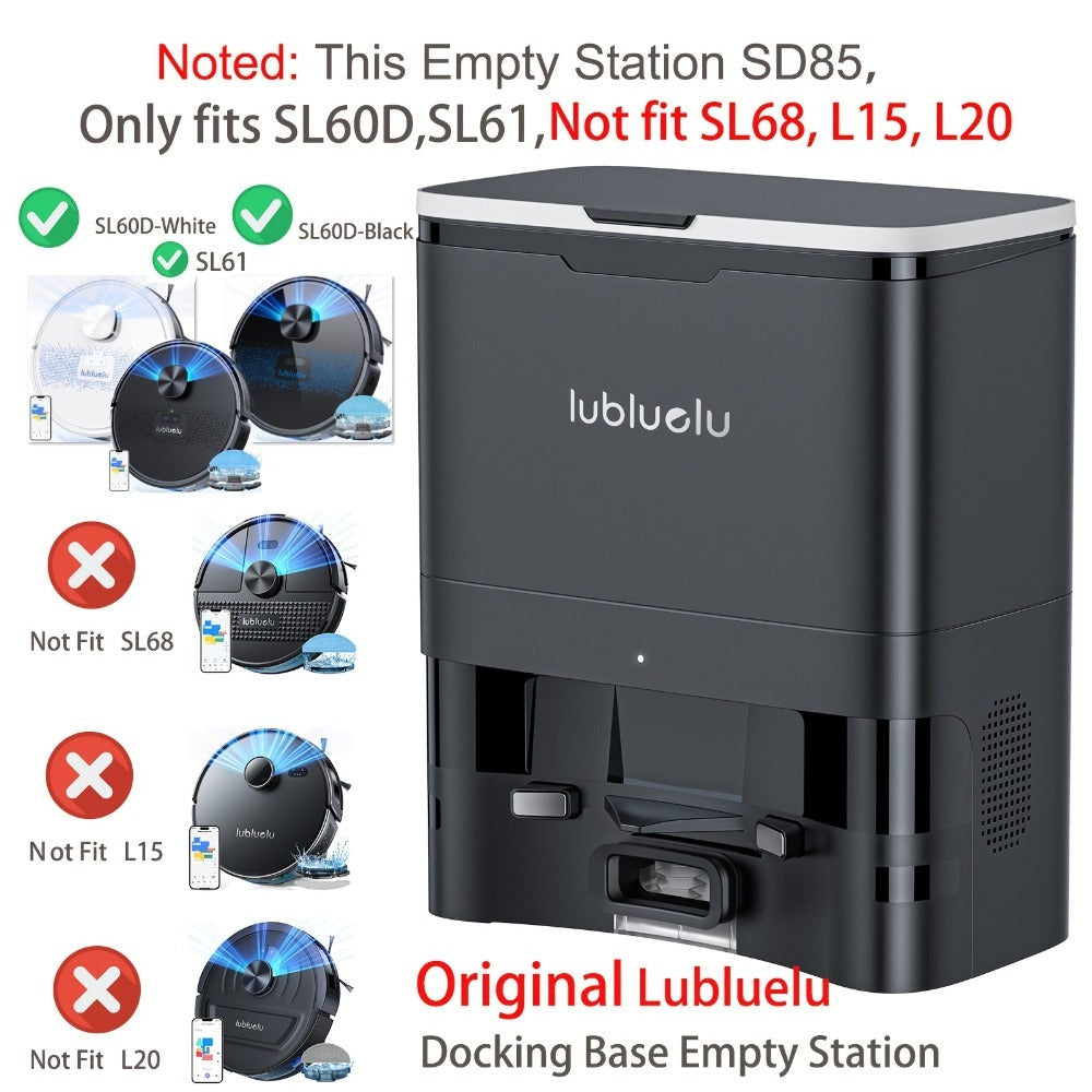 Estación de Succión Lubluelu 2.5L, Base Vacía SOLO para SL60D y SL61, ¡¡NOTA!! NO Compatible con SL68 ni L15 ni L20