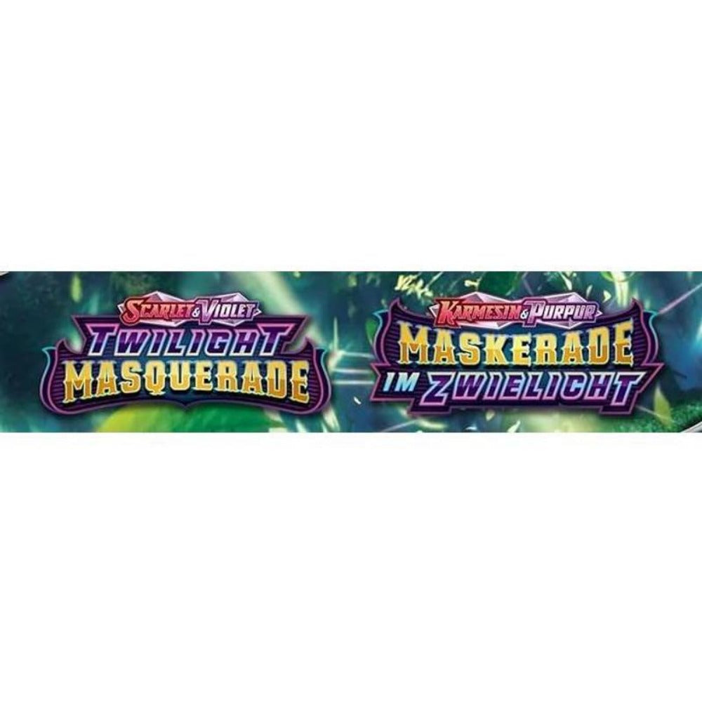 Pokémon TCG – Mascarada en el Crepúsculo | 1x Paquete de Refuerzo (Alemán) | 10 Cartas Coleccionables | Original y Nuevo