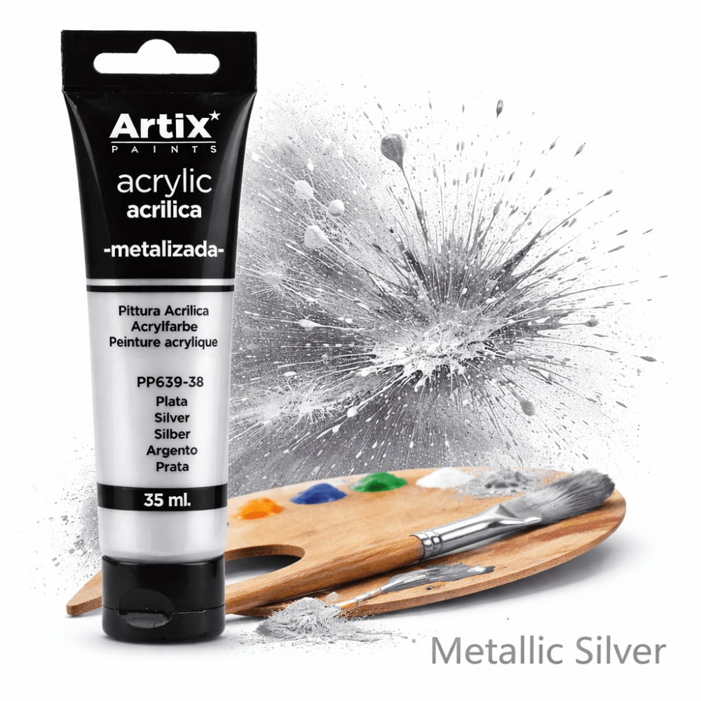 1x Pintura Acrílica 35ml, Colores Surtidos