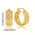 ARTPAGE Un Set de Aretes de Aro para Mujer Hechos de Plata 925, Elegantes y Sofisticados, Ideales para Diferentes Eventos, un Excelente Regalo para Mujeres, Ya sea para el Día de San Valentín, Cumpleaños, Día de la Madre o Navidad, Viene con una Caja de R
