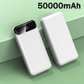 Baterías externas | Batería portátil de gran capacidad 50000mAh con carga rápida PD22.5W, doble puerto USB de salida/pantalla LED de energía