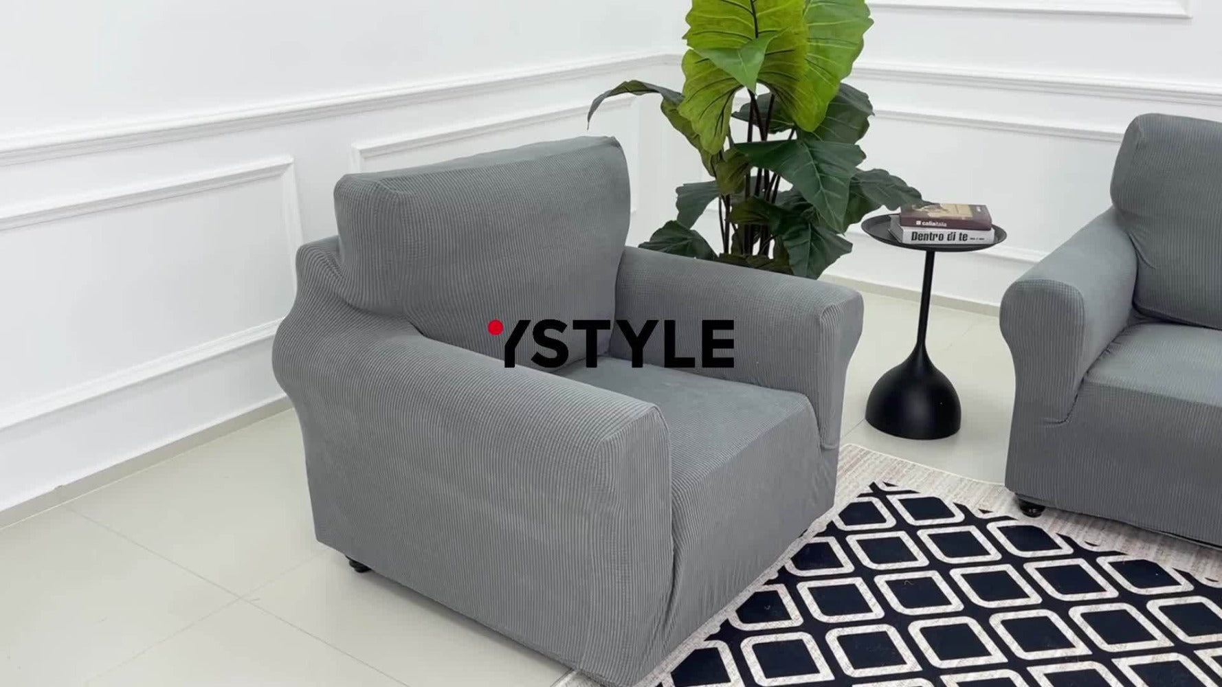 1 Funda Elástica para Sofá – Suave, Duradera, Antideslizante, Apta para Sofás de 1 a 4 Plazas, Lavable a Máquina, Resistente a Arañazos, Decoración Moderna para Sala de Estar, Dormitorio y Oficina