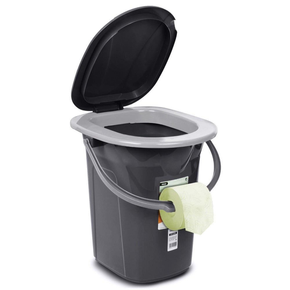 Baño Portátil de Viaje 19L VerdeAzul GB320 para Hasta 120kg