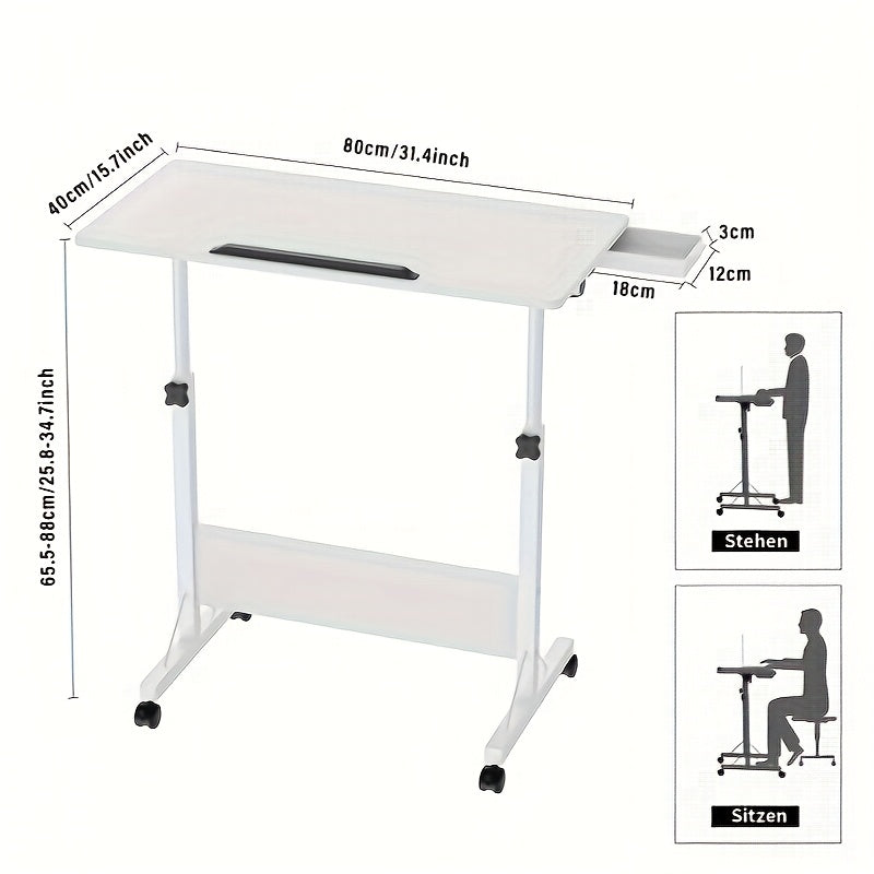 Escritorio para teletrabajo y estudio | 88cm y Ajustable