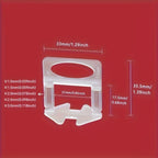 Kit de cuñas y clips para nivelar azulejos 1201 piezas | Para suelos y paredes
