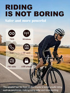 Altavoz Bluetooth | Altavoz sin varillas portátil para ciclismo al aire libre T&G TG392 | Altavoz para bicicleta y motocicleta | Alcance sin
