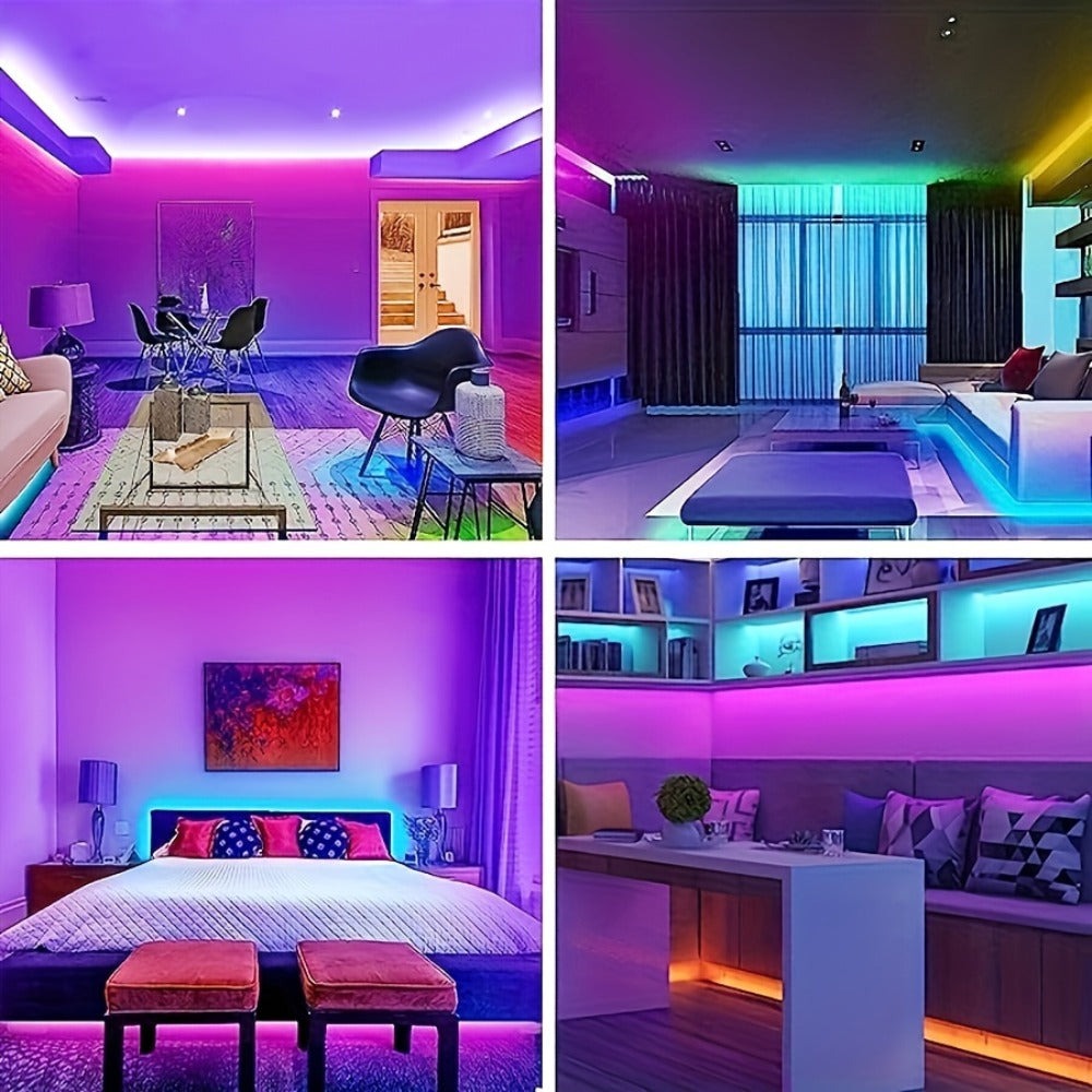Tiras de luces LED de 10m-30m para 2 piezas, 10m-30m dormitorio