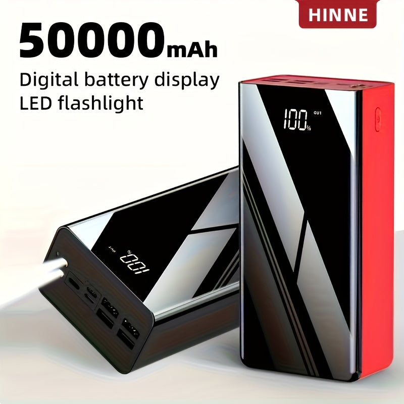 Batería externa de 50000 mAh para viajes camping y carga de emergencia | 50000 mAh