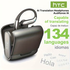 Auriculares Bluetooth | Auriculares inalámbricos de traducción con IA HTC NE23, compatibles con traducción en tiempo real entre 135 idiomas, con