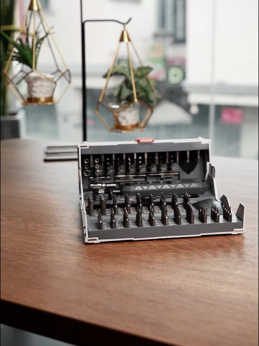 Juego de destornilladores para reparaciones del hogar | inalámbrico y plegable