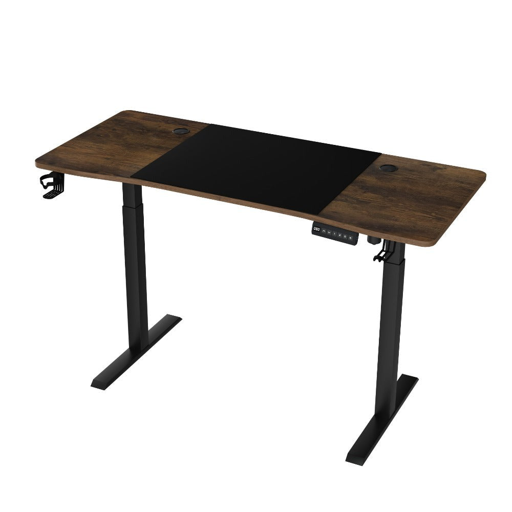 Escritorio Elevable Ajustable en Altura 120/140/160Cm X 60Cm con Función de Memoria, Puerto Tipo-C, Portavasos y Gancho para Auriculares, para Oficina en Casa/Gaming, Escritorio Elevable Eléctrico, Escritorio para Computadora de Oficina/Gaming para Hogar/