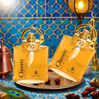 Este set incluye dos frascos de perfume unisex de la serie Árabe, con notas florales y amaderadas. Es vegano y diseñado para durar mucho tiempo, lo que lo convierte en una fragancia ideal para cualquier ocasión. Perfecto como regalo diario o de vacaciones