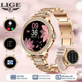SIEMORL Smartwatch para Mujer con Pantalla Táctil Completa de 1.32 pulgadas, Smartwatch con Llamada Inalámbrica, Rastreador de Actividad Física con 20 Modos Deportivos, Diales Exclusivos, Relojes Inteligentes Impermeables para iPhone Android, Pulsera Depo