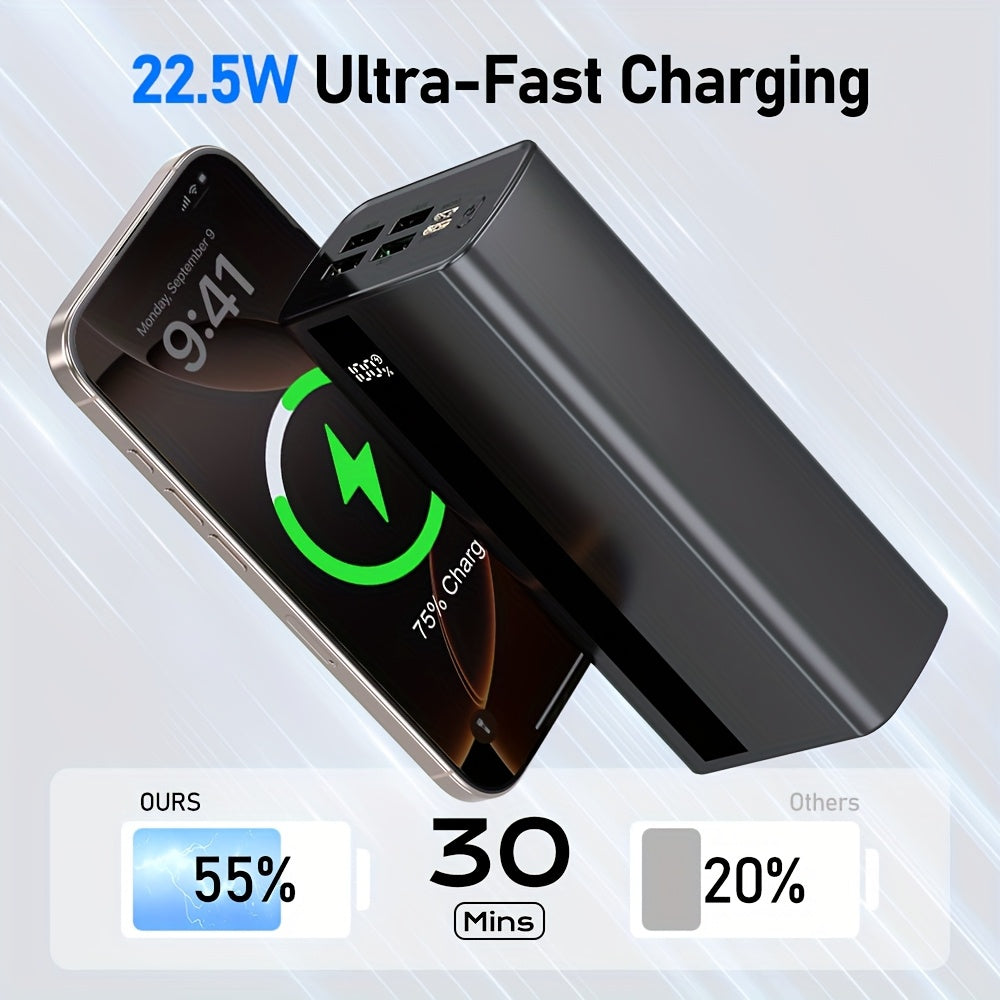 Power bank para carga durante viajes y uso diario | 40000mAh y 22.5W
