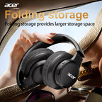 Auriculares Bluetooth | Auriculares Inalámbricos Over-Ear Genuinos de Acer con Bajos Potentes, Sonido Estéreo Hi-Fi, Reducción de Ruido en