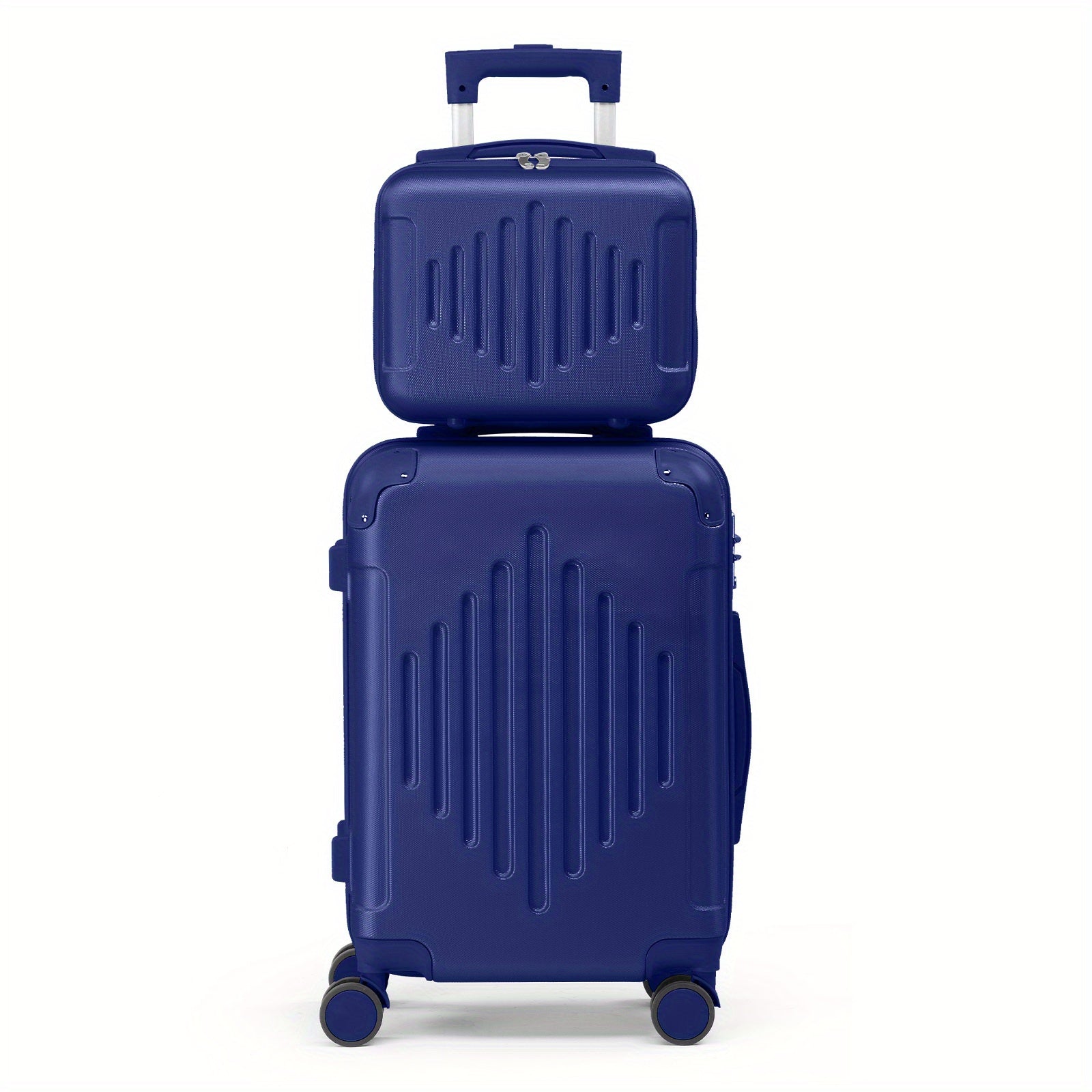 Maletas de Viaje 2 Piezas con Ruedas Giratorias, Ligero y Aprobado para Aerolíneas, Carcasa Dura ABS, Tamaño 12"+20", Set de Equipaje de Mano
