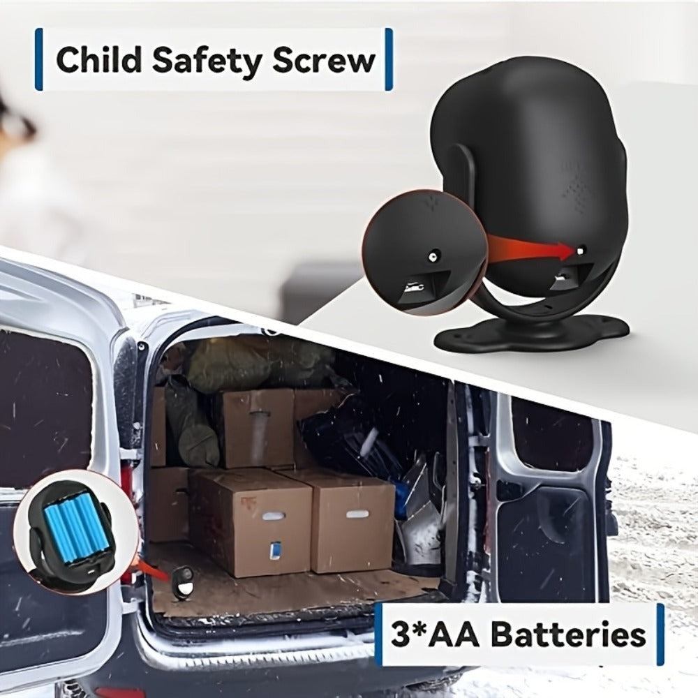 Alarma con detector de movimiento infrarrojo PIR CPVAN y control remoto, sensor de movimiento antirrobo para el hogar de 120 decibelios altos