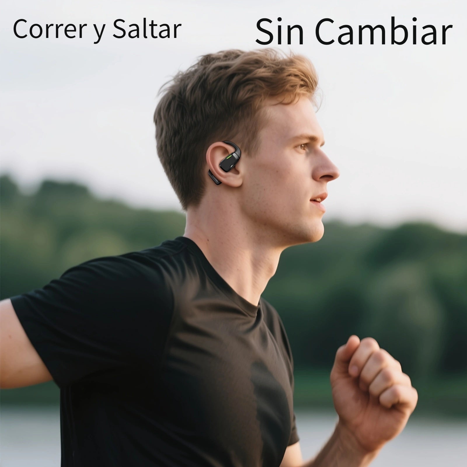 Auriculares Bluetooth | MINISO M98 Auriculares Inalámbricos con Traducción AI - Diseño Abierto, Soporta 135 Idiomas en Tiempo Real, Pantalla HD a