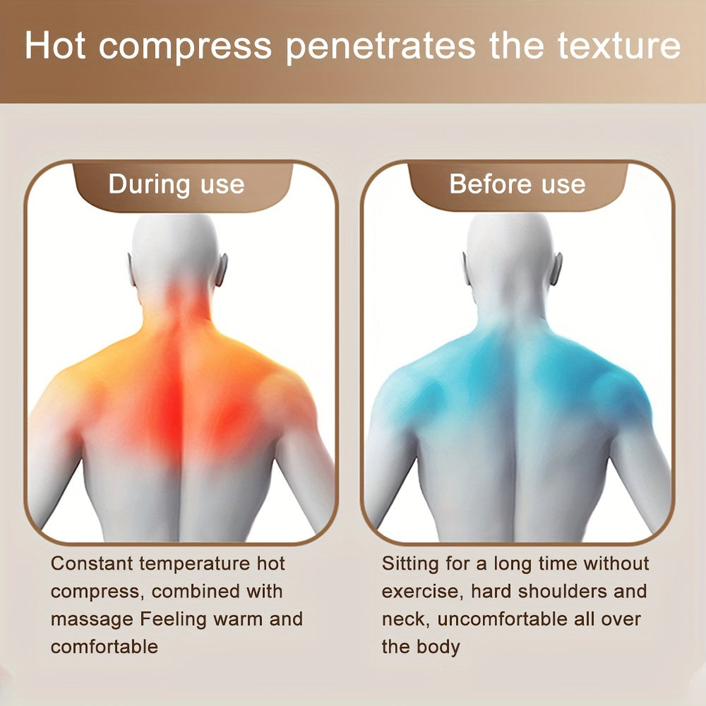 Masajeador de cuello con calor | Cuello, espalda y relajación