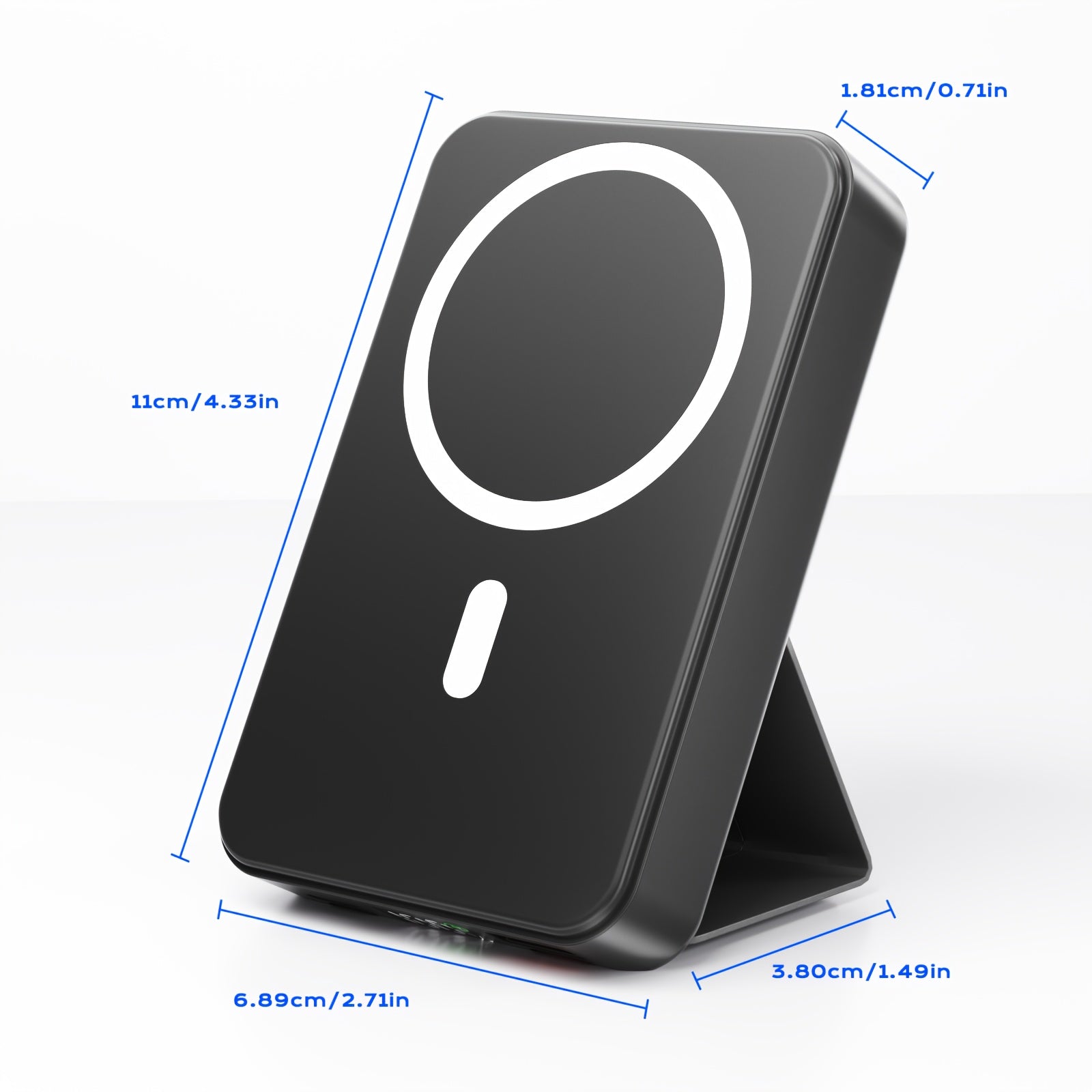 Power bank para carga durante viajes y uso diario | 10000mAh y Plegable