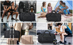 Bolsa de deportes y de viaje para hombre y mujer de 40L y 55L, bolsa deportiva grande con compartimento para zapatillas y compartimento para artículos mojados, bolsa de entrenamiento, bolsa de gimnasio y fitness, bolsa de deportes escolar, equipaje de man