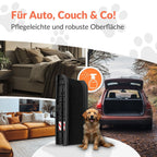CADOCA® Rampa para Perros Coche Maleteros Escalones Plegable Capacidad 90 KG Compacta 156x40cm Ligera Antideslizante