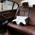 Almohada de Cuello de Esponja Viscoelástica para la Comodidad del Hogar, Adecuada para Quienes Duermen de Lado, de Espalda y de Busto - Diseño Contorneado, Soporte Suave y Robusto, Negra, Relajación de Hombros, Sólida, Regalos Perfectos para Navidad y Año