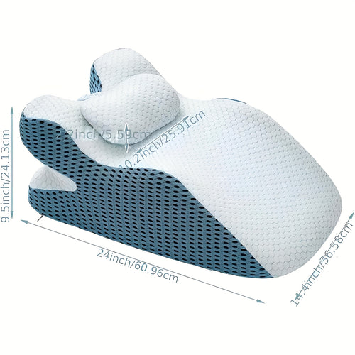 Almohada de cama | Almohada de espuma viscoelástica diseñada ergonomicamente para el cuerpo humano, destinada a aliviar el dolor de cuello y