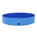 Piscina Plegable para Perros Gatos Bañera Portátil para Mascotas Plegable PVC y Resistente 80x20cm