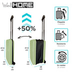 Maleta de Cabina Plegable Ultrafina 18" y 20" | Grosor Reducible | ABS Ligero y Resistente | Mango Telescópico + Ruedas | Varios Colores