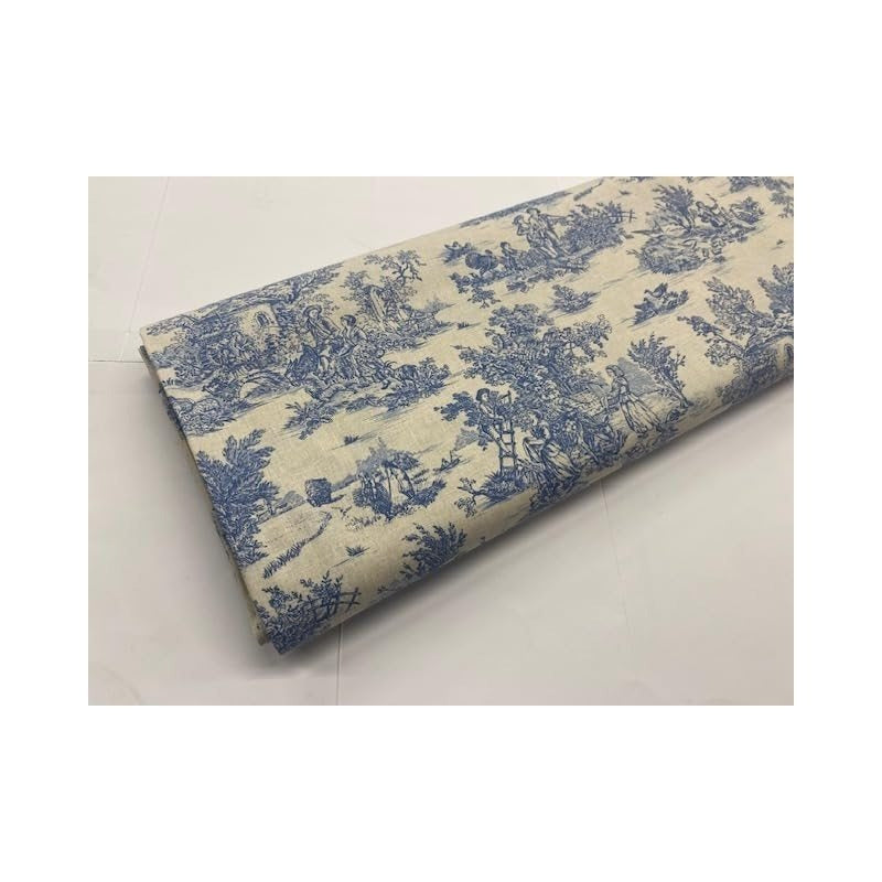 Tela de toile de jouy, telas de popelina 100%, telas de decoración, telas de labores, telas por metros,