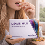 Lisavin Hair - Suplemento Alimenticio con Queratina, Biotina, Zinc y Cola de Caballo - 160 Micro Tabletas