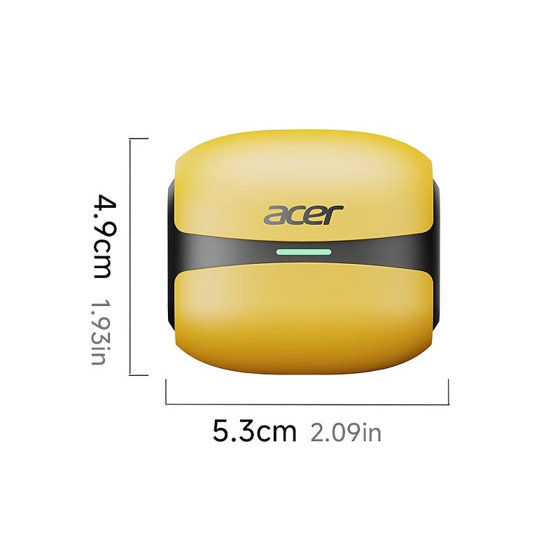 Auriculares Bluetooth | Acer Ohr Auriculares inalámbricos de 13.92 metros Anc Call con reducción de ruido, graves potentes, sonido estéreo