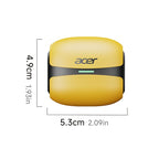Auriculares Bluetooth | Acer Ohr Auriculares inalámbricos de 13.92 metros Anc Call con reducción de ruido, graves potentes, sonido estéreo