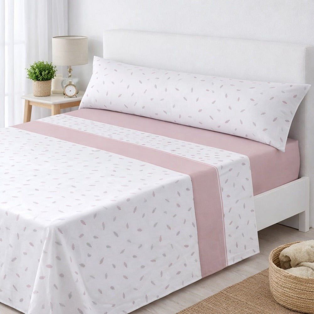 Juego de Sábanas Microfibra 100% Poliéster, Suaves y Frescas para Verano, Estampadas, incluye Bajera -Encimera-1 o 2 Funda de almohada, Camas 90/105/135/150/180 cm,
