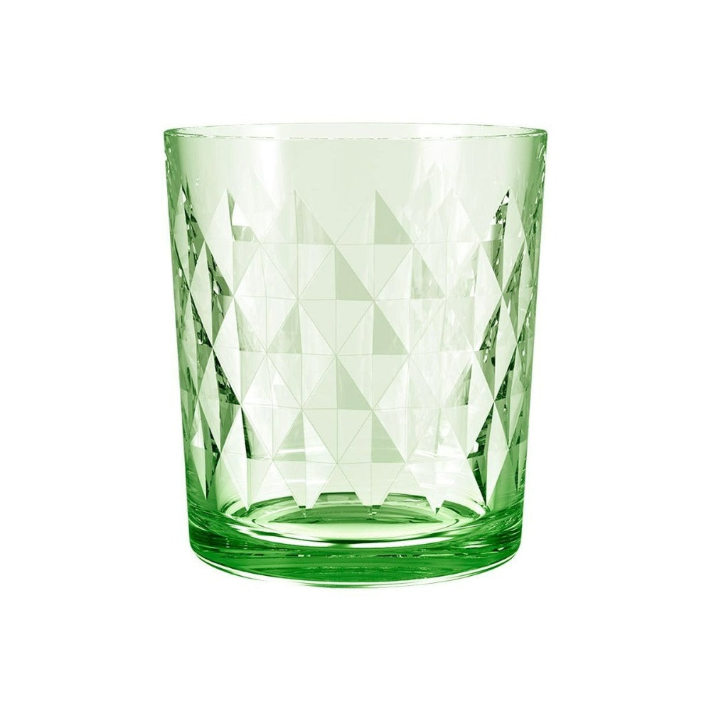 Juego de 6 Vasos de Vidrio, 360ml, Estilo Retro, Surtido de Colores Arcoíris, Ideales para Regalo de Navidad, Cócteles, Agua o Jugo, Vajilla Elegante para el Hogar