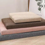 Reposapiés otomano de almacenamiento, taburete plegable para pies, caja de almacenamiento, taburete para el hogar, taburete para pies, banco, caja grande para guardar ropa de lino