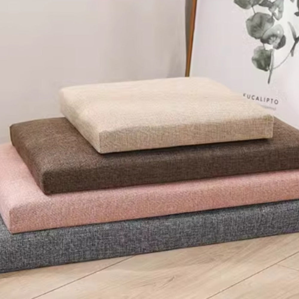 Reposapiés otomano de almacenamiento, taburete plegable para pies, caja de almacenamiento, taburete para el hogar, taburete para pies, banco, caja grande para guardar ropa de lino