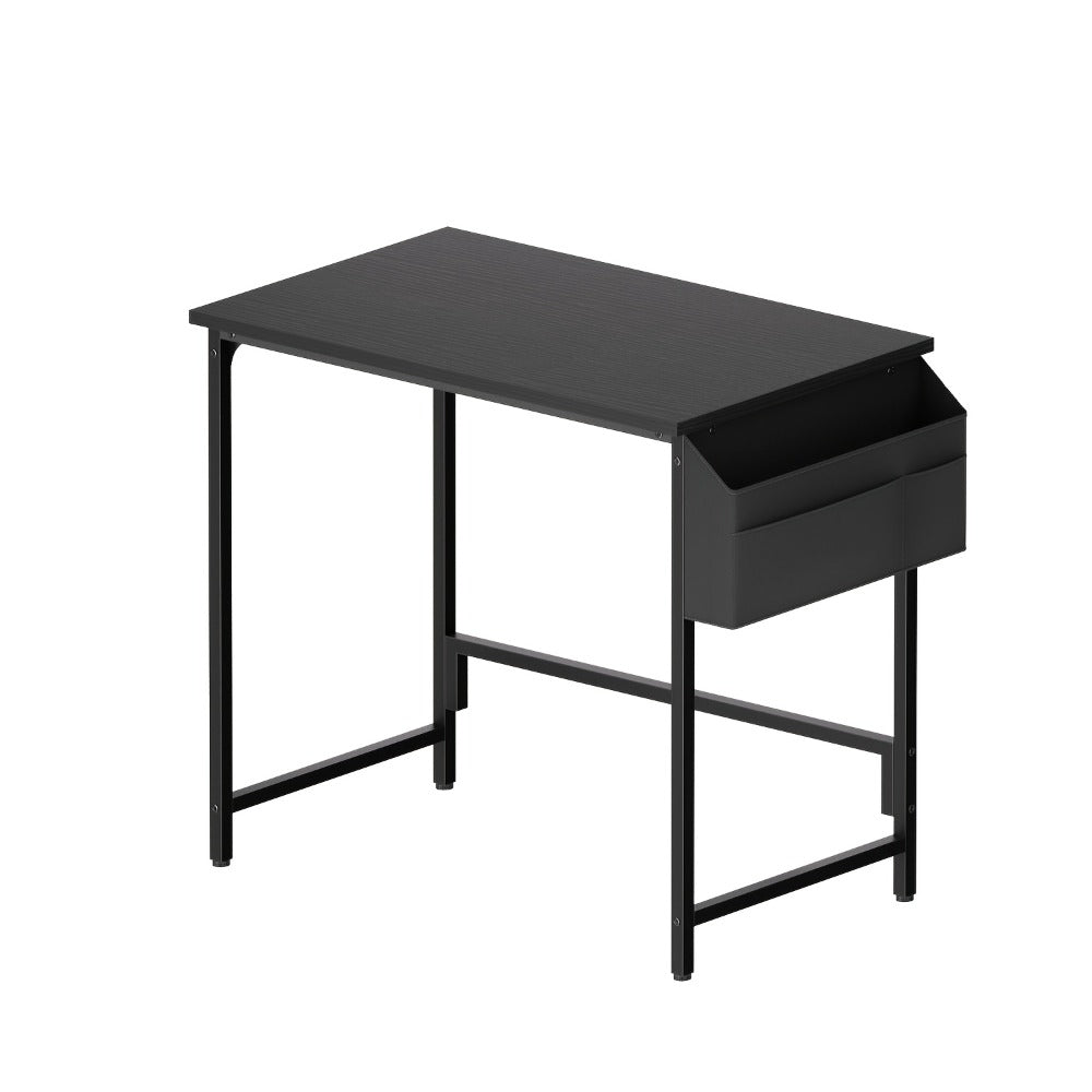 Escritorio, Escritorio para Computadora, Mesa Pequeña, 100 X 48 X 72 Cm/40X19X28In, Mesa de Oficina con Bolsa de Almacenamiento, Mesa para PC para Oficina, Estudio, Dormitorio, Estructura de Metal, Moderno y Fácil