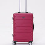 Conjunto de Maletas de Viaje Elegantes: Carcasa Ligera de ABS, Cerradura Numérica, 4 Ruedas Giratorias 360, Asa Telescpica de Aluminio Aleado Juego de Maletas Set Trolley Maleta Cabina ( 6999 8001 8002 )
