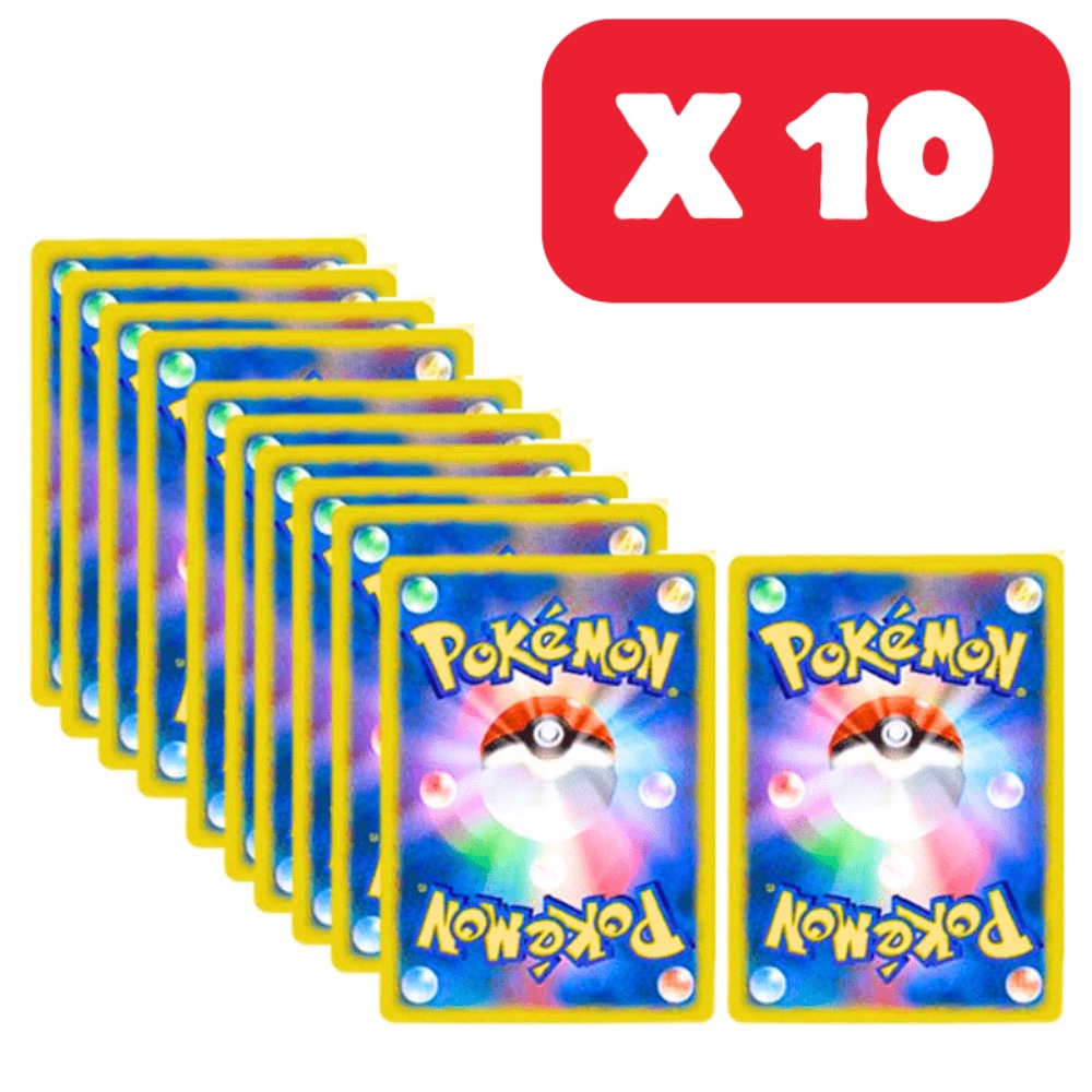 10 Cartas Pokémon EX - Lote de 10 Cartas EX Oficiales en idioma japonés - RR Doble Raro